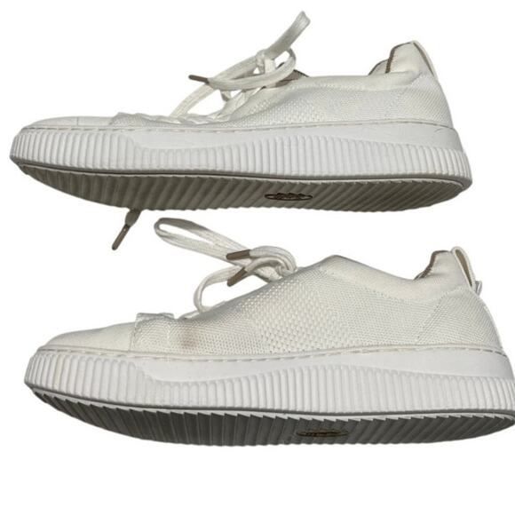 Sofft White Faro Sneakers Women Size 9 Comfort Recycled Knit Casual Eco-Friendly - Picture 7 of 8